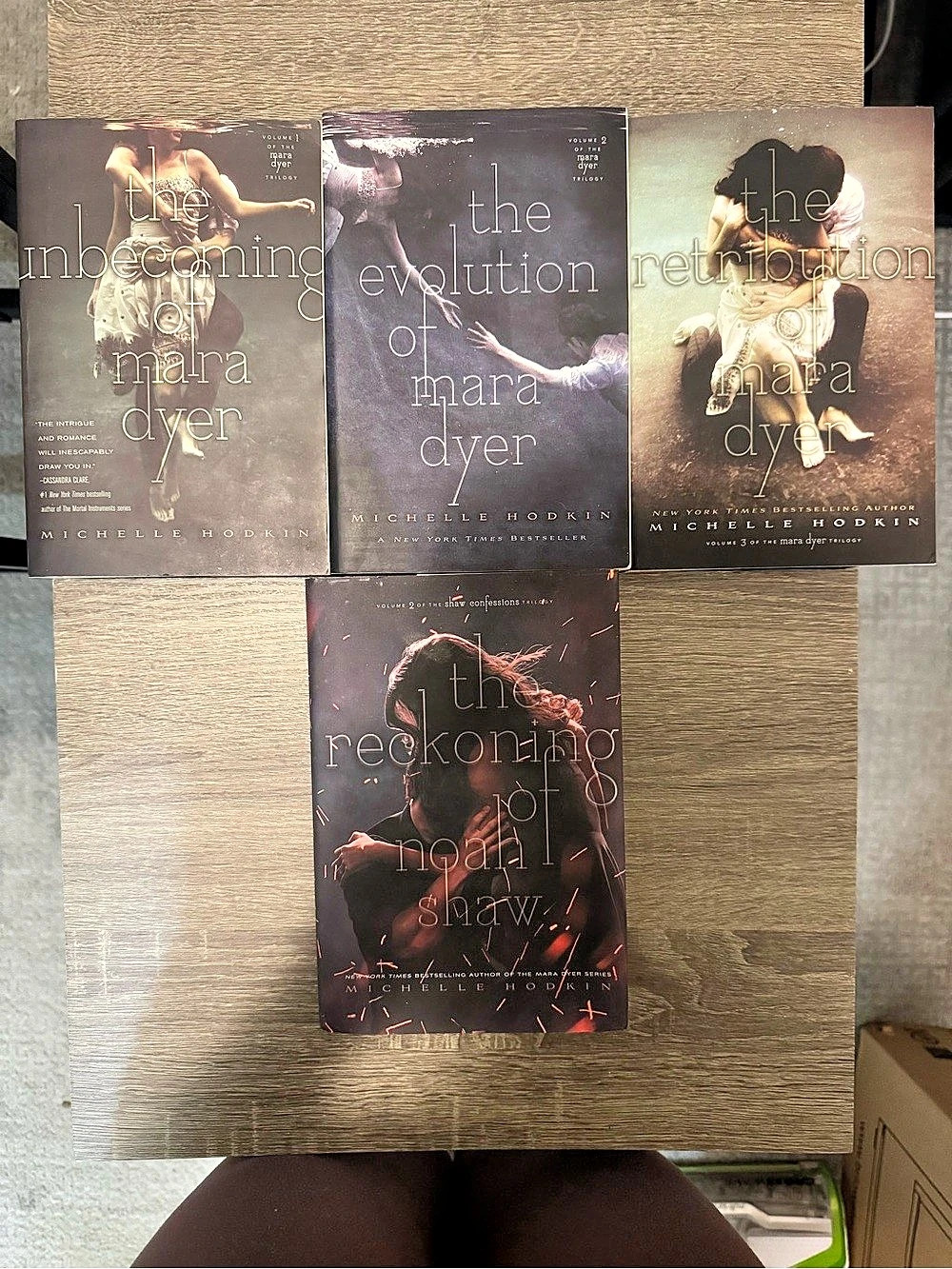 Michelle Hodkin The Mara Dyer Trilogy and The Reckoning of Noah Shaw 4-Book Set